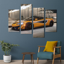 Картина Спортивний автомобіль McLaren 620R 89x56 см (1271-42)