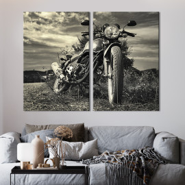 Картина Раритетний Harley Davidson 71x51 см (96-2)