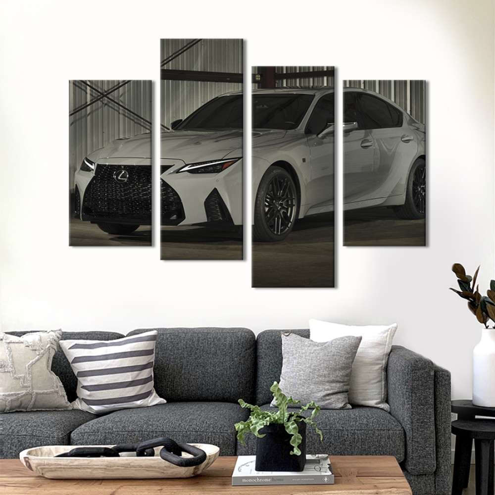 Картина Спортивне авто Lexus IS 500 F Sport 89x56 см (1279-42)