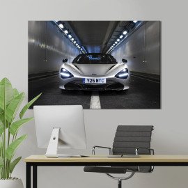 Картина Сріблястий McLaren 720S 51x34 см (1362-1)