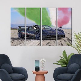 Картина Шикарний синій Pagani Huayra Tricolore 89x53 см (1272-41)