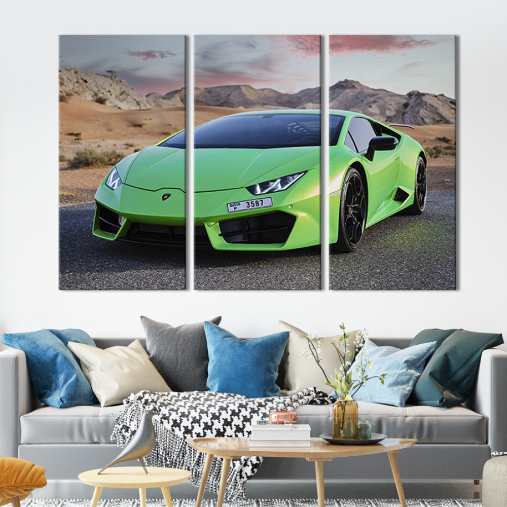 Картина Стильний Lamborghini Aventador 78x48 см (125-31)