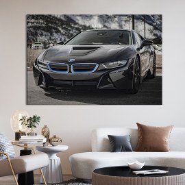 Картина на полотні Автомобіль BMW i8 51x34 см (115-1)