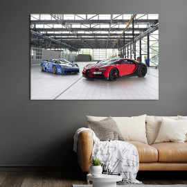 Картина Автомобілі Bugatti Кампогальяно 122x81 см (1308-1)