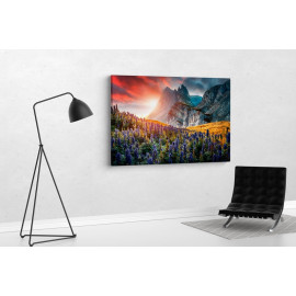Картина Квіти біля гір 51x34 см (699)