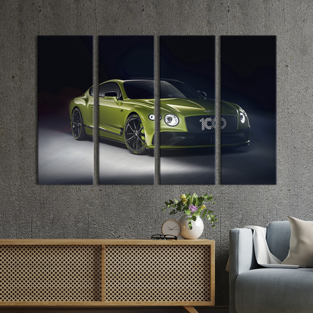 Картина Преміальне авто Bentley Continental GT 89x53 см (1288-41)