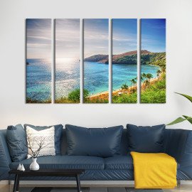 Картина Пляж Ханаума Бей 87x50 см (447-51)