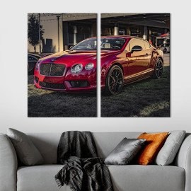 Картина Розкішний автомобіль Bentley continental gt 71x51 см (113-2)