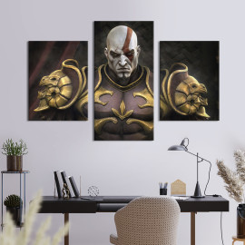 Картина God of War 66x40 см (1498-32)