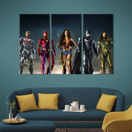 Картина Justice League DC Comics 78x48 см (1494-31)