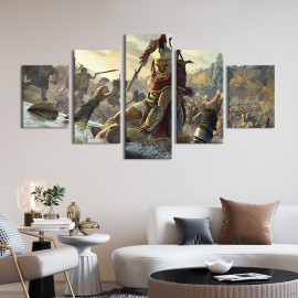 Картина Спартанець Алексіос /Assassin's Creed: Odyssey 112x54 см (1496-52)