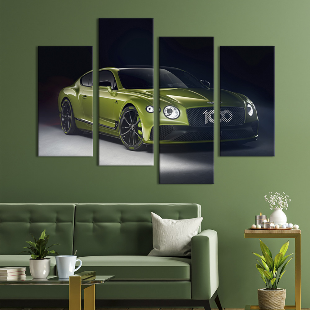 Картина Авто преміум-класу Bentley Continental GT 149x106 см (1288-42)