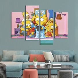 Картина The Simpsons Family 129x90 см (739-42)