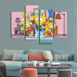 Картина The Simpsons Family 89x56 см (739-42)