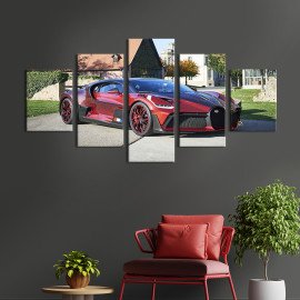 Картина Колекційне авто Bugatti Divo Lady Bug 112x54 см (1307-52)