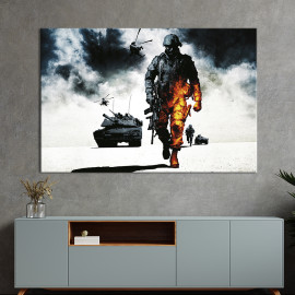 Картина Battlefield: Bad Company 122x81 см (1461-1)