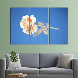 Картина Барвиста троянда бежева 78x48 см (801-31)