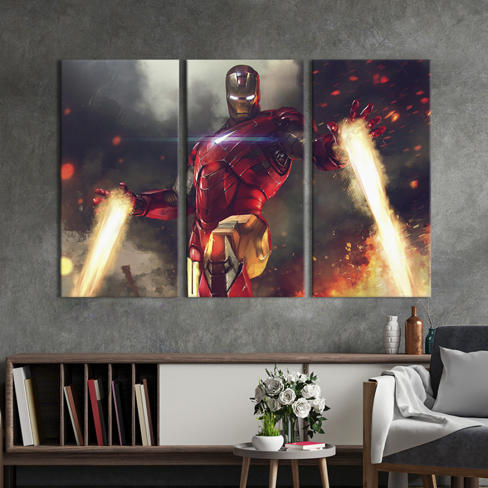 Картина Tony Stark - Iron Man 78x48 см (716-31)