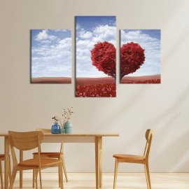 Картина Дерево у формі серця 66x40 см (568-32)