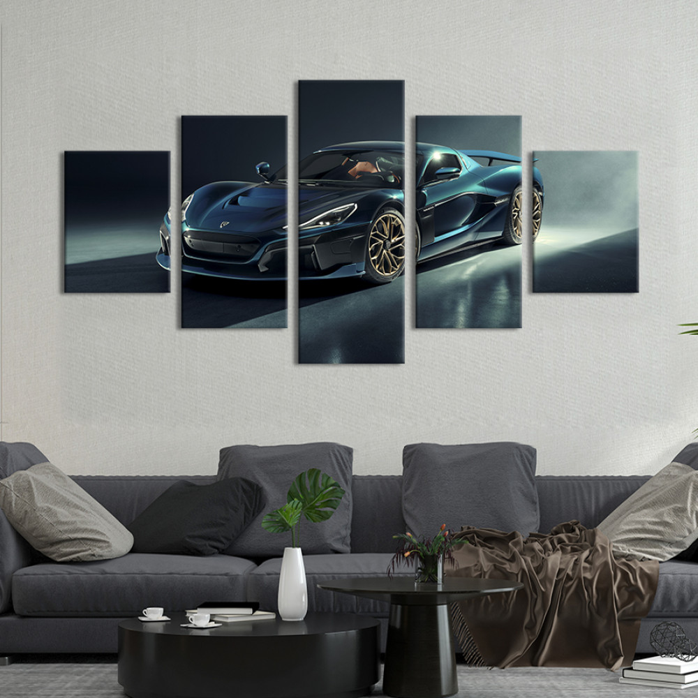 Картина Модний автомобіль Rimac Nevera 187x94 см (1390-52)