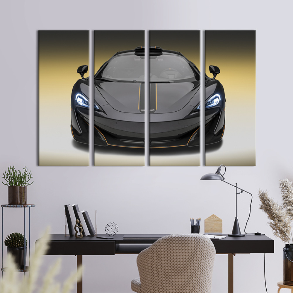 Картина Приголомшливий автомобіль McLaren 600LT 89x53 см (1350-41)