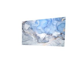 Картина на полотні Світлий блакитний мармур51x34 см (158)