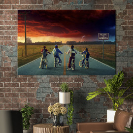 Картина Stranger Things 51x34 см (1416-1)