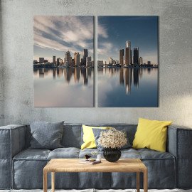 Картина Красиве місто Детройт 71x51 см (400-2)