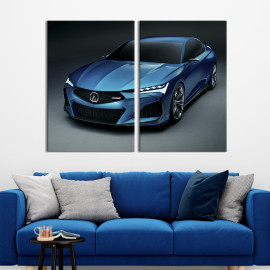 Картина Стильний спорткар Acura Type S 71x51 см (1246-2)