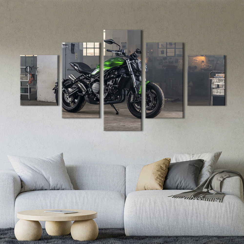 Картина Брендовий мотоцикл Benelli 752S 162x80 см (1245-52)