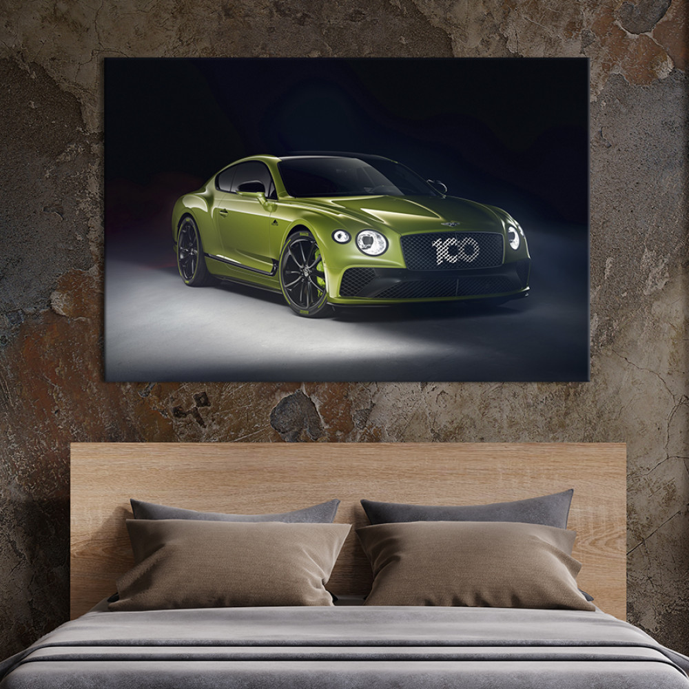 Картина Оливковий Bentley Continental GT 51x34 см (1288-1)