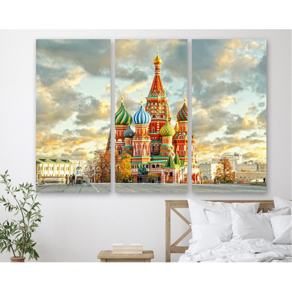 Картина Московський Кремль 78x48 см (M3_M_548)