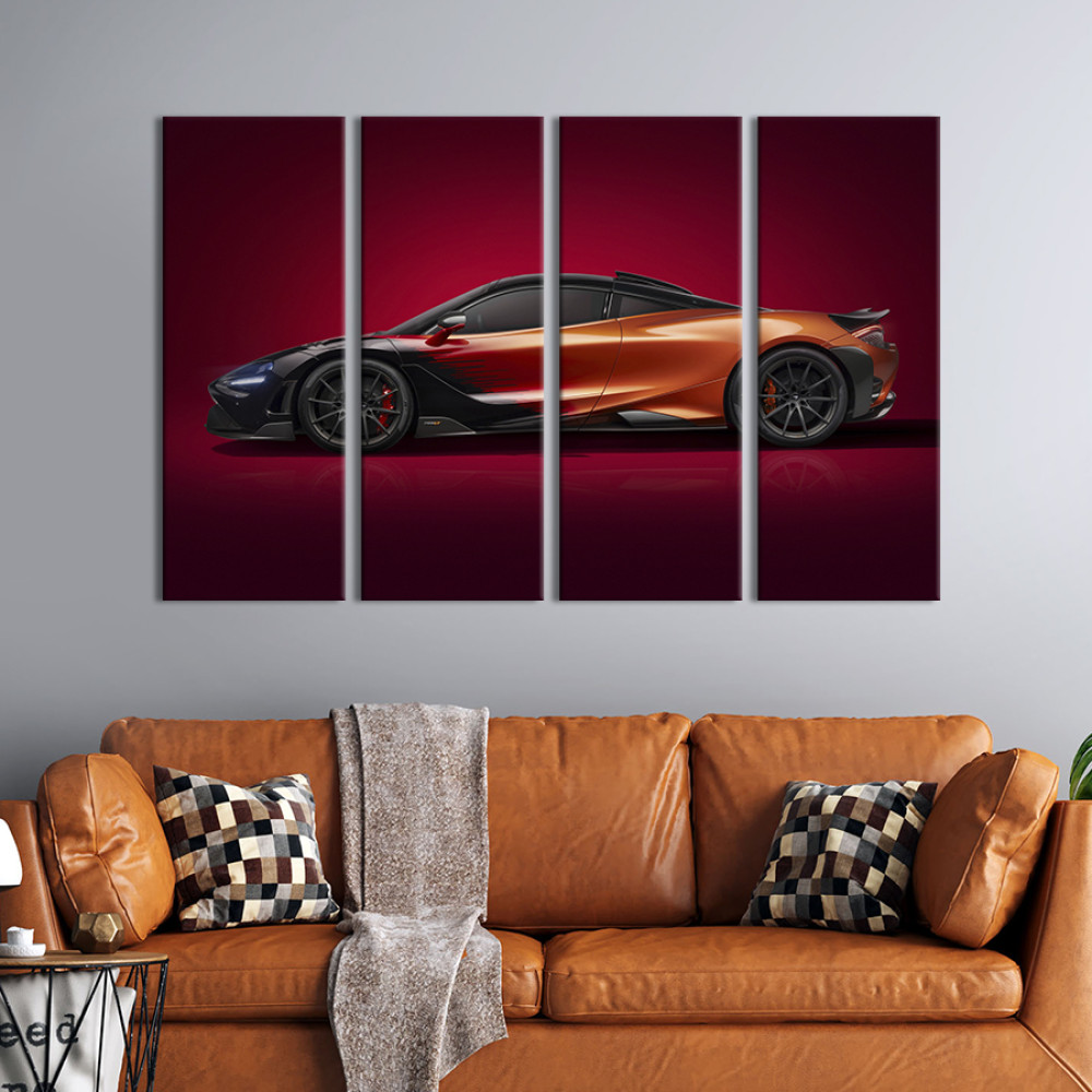 Картина Люксове авто McLaren 765LT Strata 89x53 см (1377-41)