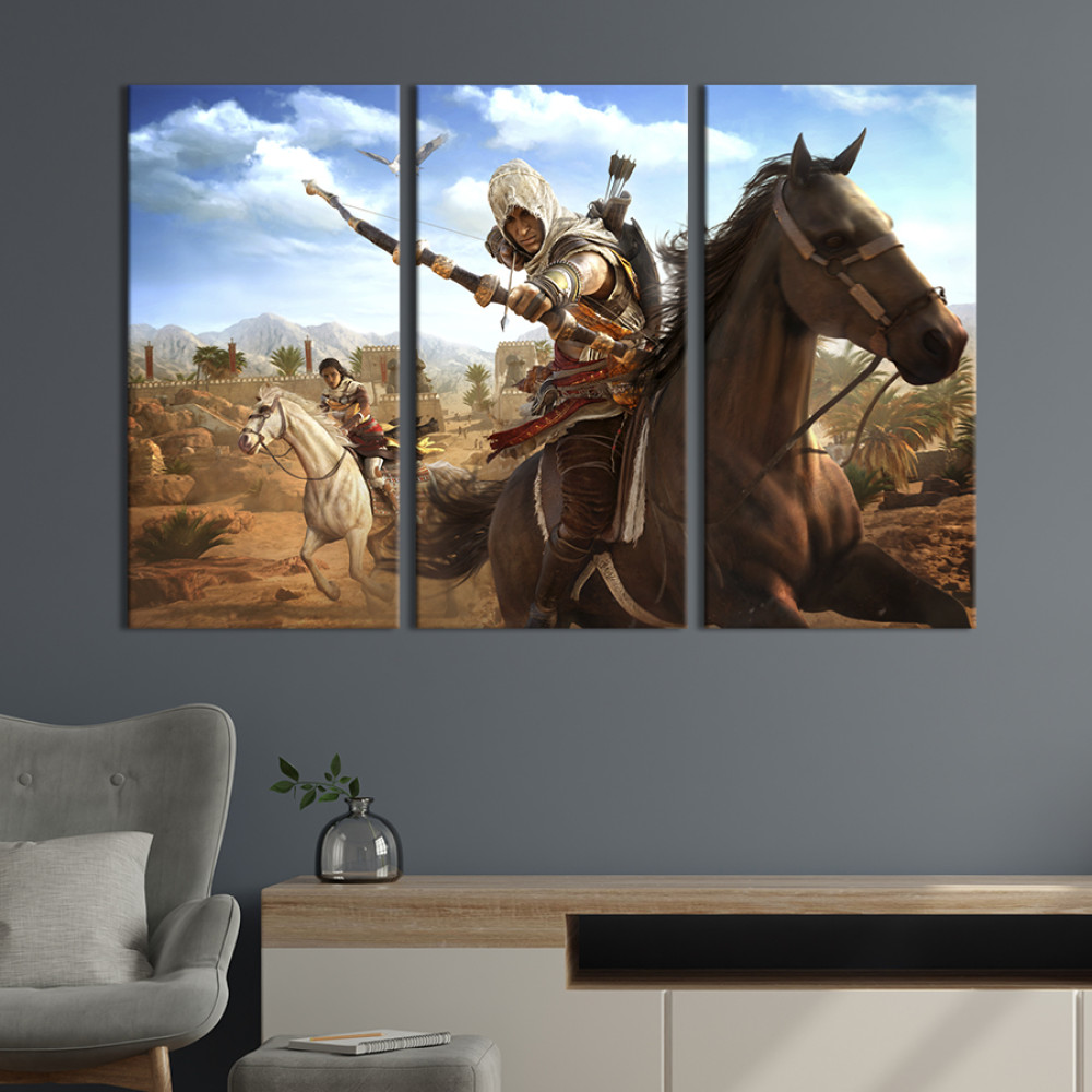 Картина Байєка з Сіви, Assassin’s Creed Витоки 78x48 см (1457-31)