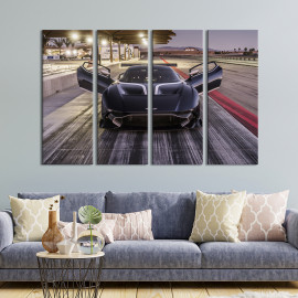 Картина Крутий автомобіль Aston Martin Vulcan 89x53 см (1410-41)