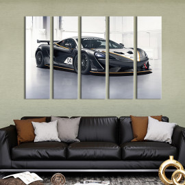 Картина Спорткар McLaren 570S GT4 87x50 см (1353-51)