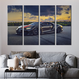 Картина Гіперкар Bugatti Chiron Super Sport 89x53 см (85-41)