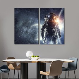 Картина Космонавт у космосі 71x51 см (516-2)