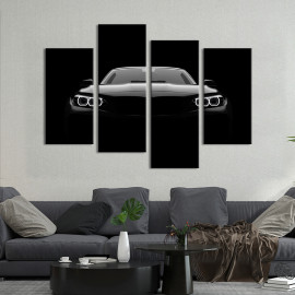 Картина Стильний чорний автомобіль 89x56 см (1323-42)