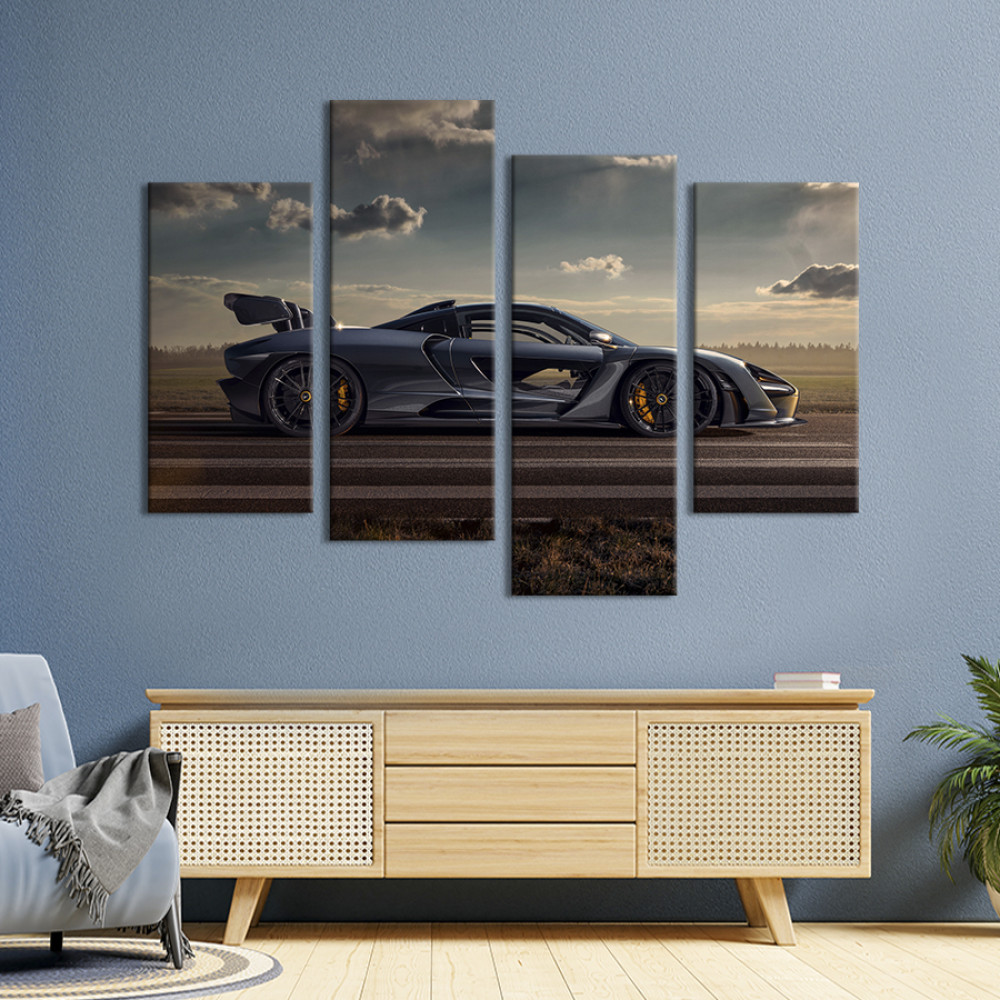 Картина Статусний автомобіль McLaren Senna 89x56 см (1363-42)