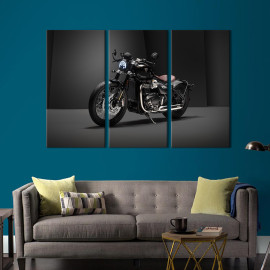 Картина Стильний байк Triumph Bobber Bonneville 78x48 см (1406-31)