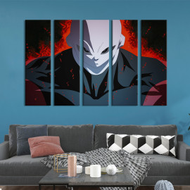 Картина Могутній воїн Джирен з аніме Dragon Ball 87x50 см (1445-51)