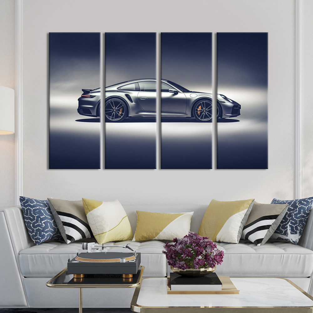 Картина Люксове авто Porsche 911 Turbo S 89x53 см (1385-41)