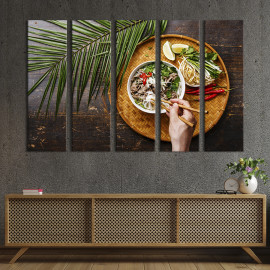 Картина Красива азіатська їжа 87x50 см (305-51)