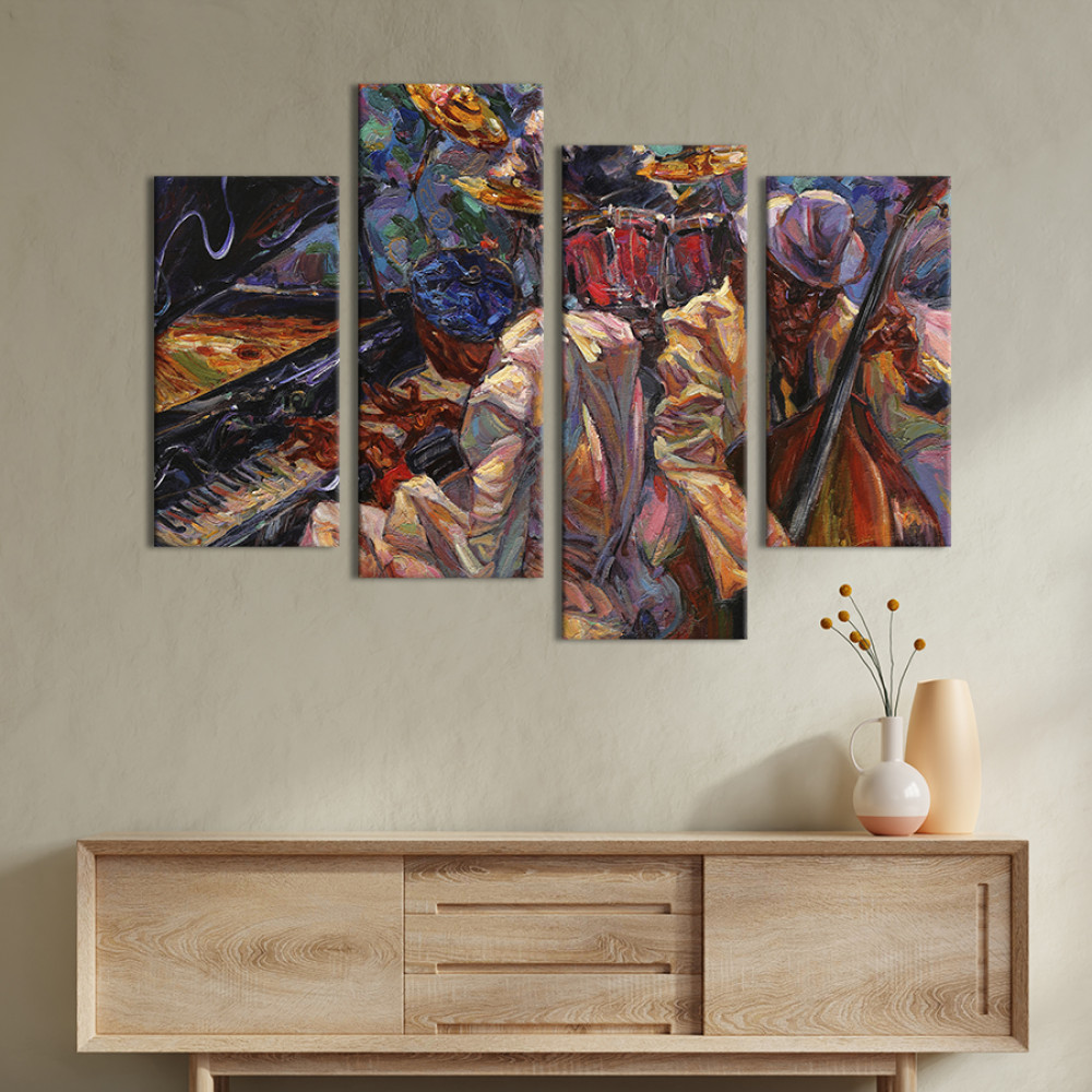 Картина Джазова музика 149x106 см (521-42)
