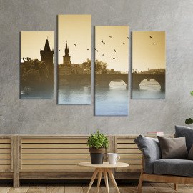Картина Карлів міст у столиці Чехії 89x56 см (317-42)