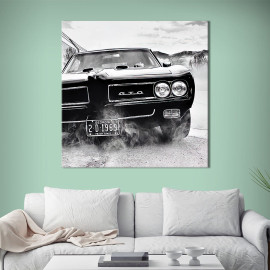 Картина в офіс Раритетний автомобіль Pontiac GTO 50х50 см (1art_87)