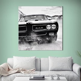 Картина в офіс Раритетний автомобіль Pontiac GTO 50х50 см (1art_87)