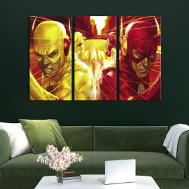 Картина Flash and Reverse-Flash 128x81 см (710-31)