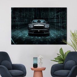 Картина Автомобіль класу люкс Rolls-Royce Wraith 51x34 см (1395-1)